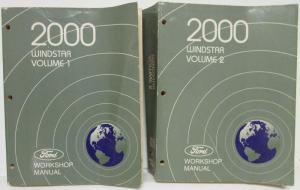 2000 Ford Windstar Van Service Shop Repair Manual Set Vol 1 & 2