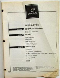 2000 Ford Windstar Van Service Shop Repair Manual Set Vol 1 & 2