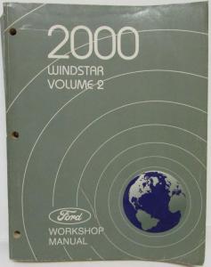 2000 Ford Windstar Van Service Shop Repair Manual Set Vol 1 & 2
