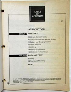 2000 Ford Windstar Van Service Shop Repair Manual Set Vol 1 & 2