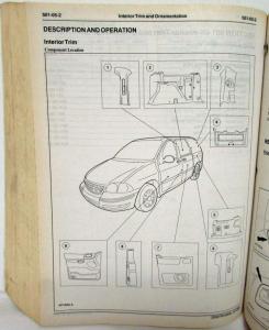 2000 Ford Windstar Van Service Shop Repair Manual Set Vol 1 & 2
