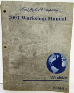 2001 Ford Windstar Van Service Shop Repair Manual Set Vol 1 & 2