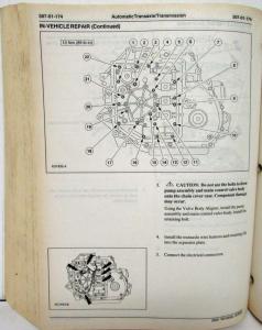 2001 Ford Windstar Van Service Shop Repair Manual Set Vol 1 & 2