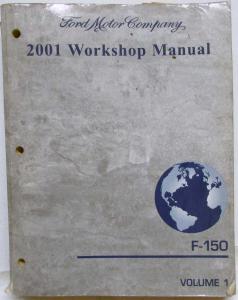 2001 Ford F-150 Pickup Truck Service Shop Repair Manual Set Vol 1 Only