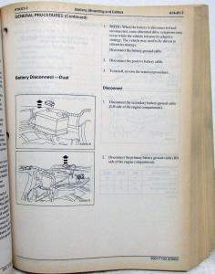 2001 Ford F-150 Pickup Truck Service Shop Repair Manual Set Vol 1 Only
