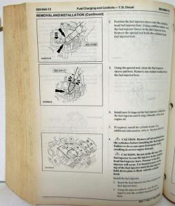 2001 Ford F-650 750 Medium Truck Service Shop Repair Manual Set Vol 1 & 2