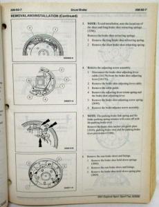 2001 Ford Explorer Sport Trac Service Shop Repair Manual Set Vol 1 & 2
