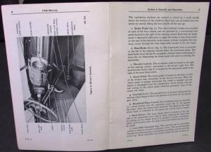 1946 Mercury V8 Model 69M ORIGINAL Owners Manual Operators Instructions