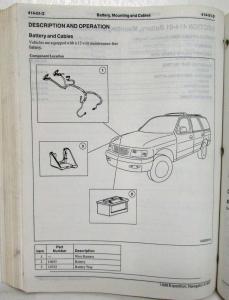 1998 Ford Expedition Lincoln Navigator Service Shop Repair Manual Set Vol 1 & 2