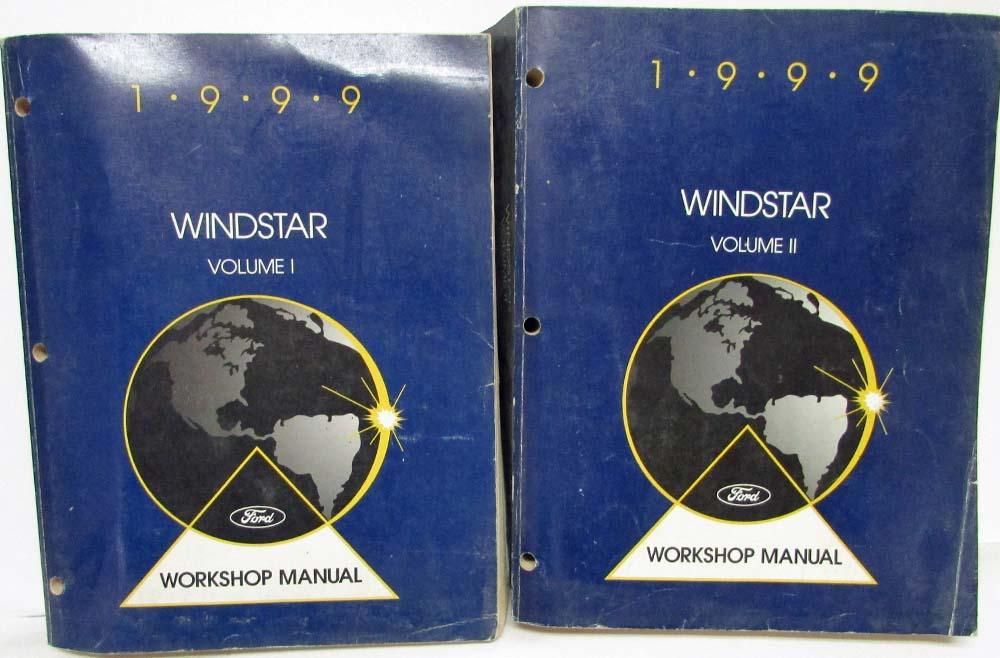 1999 Ford Windstar Van Service Shop Repair Manual Set Vol 1 & 2