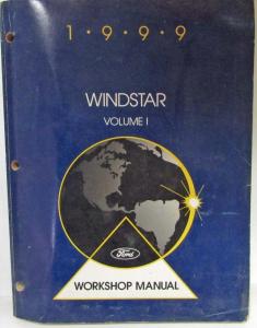 1999 Ford Windstar Van Service Shop Repair Manual Set Vol 1 & 2