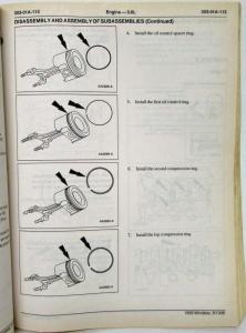 1999 Ford Windstar Van Service Shop Repair Manual Set Vol 1 & 2