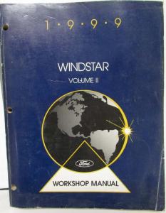 1999 Ford Windstar Van Service Shop Repair Manual Set Vol 1 & 2
