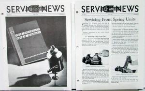 1934 Chevrolet Service News Bulletins Complete Set Vol 8 With 12 Issues Reprint