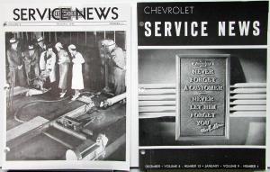 1934 Chevrolet Service News Bulletins Complete Set Vol 8 With 12 Issues Reprint