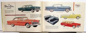 1955 Chevrolet Belair 210 150 Sales Brochure Mailer Prize Contest Win A Car Orig