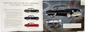 1953 Chevrolet Bel Air Two Ten One Fifty Series Prestige CANADIAN Sales Brochure