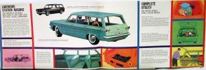 1961 Chevrolet Corvair 500 700 Coupes Monza Lakewood Greenbrier Sales Brochure