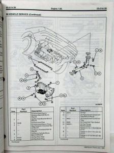 1995 Ford Escort Mercury Tracer Service Shop Repair Manual