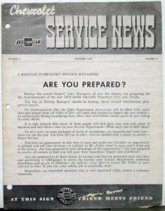 1938 Chevrolet Service News Spring Lubrication Vol 12 No 10 Tech Bulletin Orig