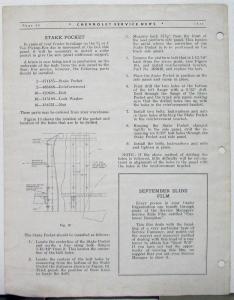 1938 Chevrolet Service News Spring Lubrication Vol 12 No 10 Tech Bulletin Orig