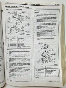 1995 Ford Taurus Mercury Sable Service Shop Repair Manual