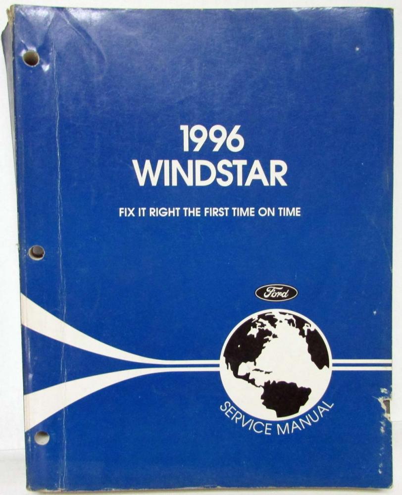 1996 Ford Windstar Van Service Shop Repair Manual
