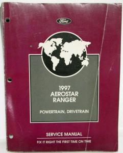 1997 Ford Aerostar Van Ranger Pickup Service Shop Repair Manual 2 Vol Set