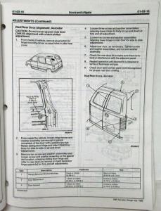 1997 Ford Aerostar Van Ranger Pickup Service Shop Repair Manual 2 Vol Set