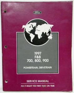 1997 Ford Truck F & B 700 800 900 Shop Repair Service Manual 2 Vol Set