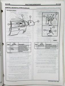 1998 Ford Windstar Van Service Shop Repair Manual