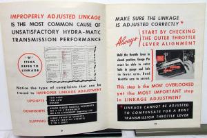 1954 Lincoln Mercury Mechanic Service Training Manual HydraMatic Transmission #2