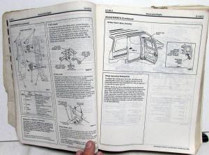 1993 Ford Aerostar Ranger Pickup Explorer Service Shop Manual Body Chassis