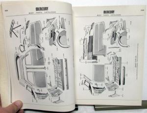 1952 Mercury Dealer Body Parts Book Catalog Monterey Coupe Sedan Station Wagon