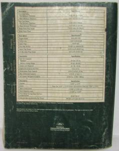1993 Lincoln Town Car Ford Crown Victoria Mercury Grand Marquis Service Manual