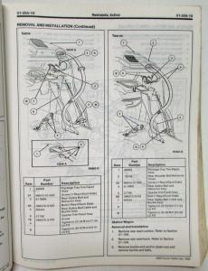 1993 Ford Taurus Mercury Sable Service Shop Repair Manual