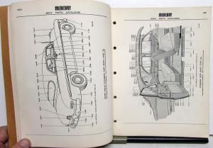 1950 Mercury Dealer Body Parts Book Catalog Coupe Sedan Convertible Wagon