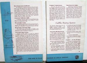 1951 Cadillac Owners Manual Original Series 61 62 Sixty-Special Fleetwood 75 51