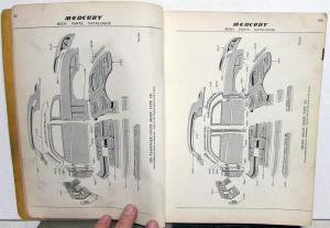 1949 Mercury Dealer Body Parts Book Catalog 9M Coupe Sedan Convertible Wagon