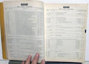 1949 Mercury Dealer Body Parts Book Catalog 9M Coupe Sedan Convertible Wagon