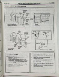 1992 Lincoln Town Car Ford Crown Victoria Mercury Grand Marquis Service Manual