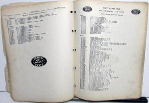 1935 Ford Dealer Body Parts List Book Catalog DeLuxe Standard Coupe Pickup Panel
