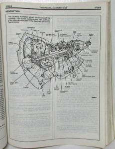 1989 Lincoln Town Car Ford Crown Victoria Mercury Grand Marquis Service Manual