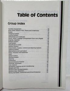 1989 Ford Taurus SHO Mercury Sable Service Shop Manual 2 Vol Set