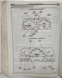 1990 Ford Festiva Service Shop Repair Manual Body Chassis Electrical Powertrain