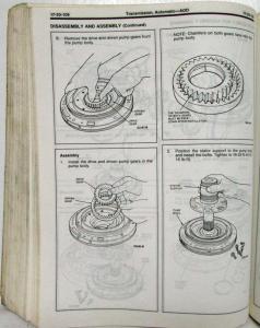 1990 Ford Thunderbird Mercury Cougar Service Shop Repair Manual