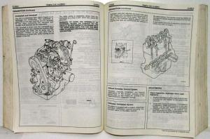 1990 Ford Mustang Service Shop Manual Body Chassis Electrical Powertrain