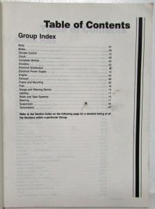 1991 Ford Explorer Service Shop Repair Manual Supplement