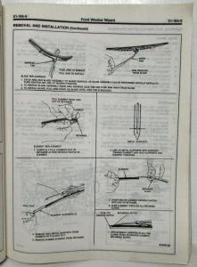 1991 Ford Explorer Service Shop Repair Manual Supplement