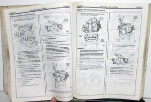 1991 Ford Bronco Econoline F-Series F-Super Duty Service Shop Manual Engine Only